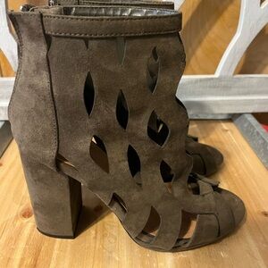 Brown Cutout Women's Shoes